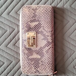 MK snakeskin wallet